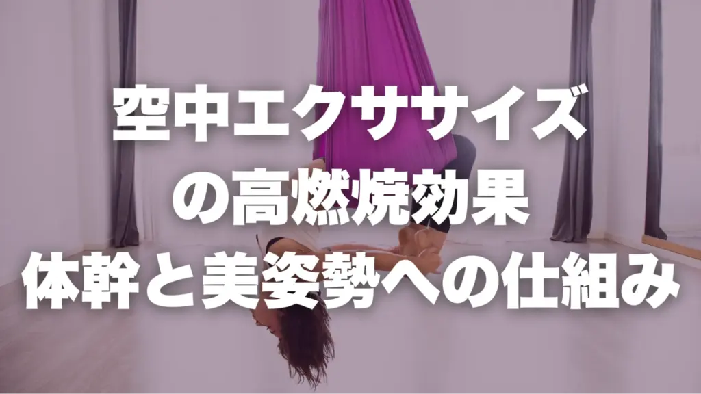 空中エクササイズの高燃焼効果：体幹と美姿勢への仕組み