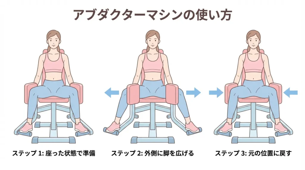 アブダクターマシンの使い方