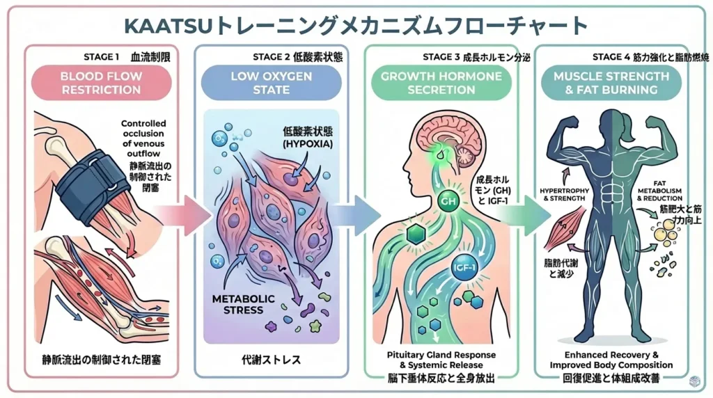 加圧トレーニングのメカニズム