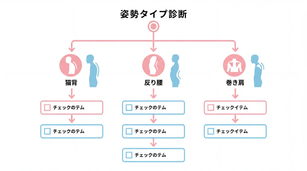姿勢タイプ診断チャート