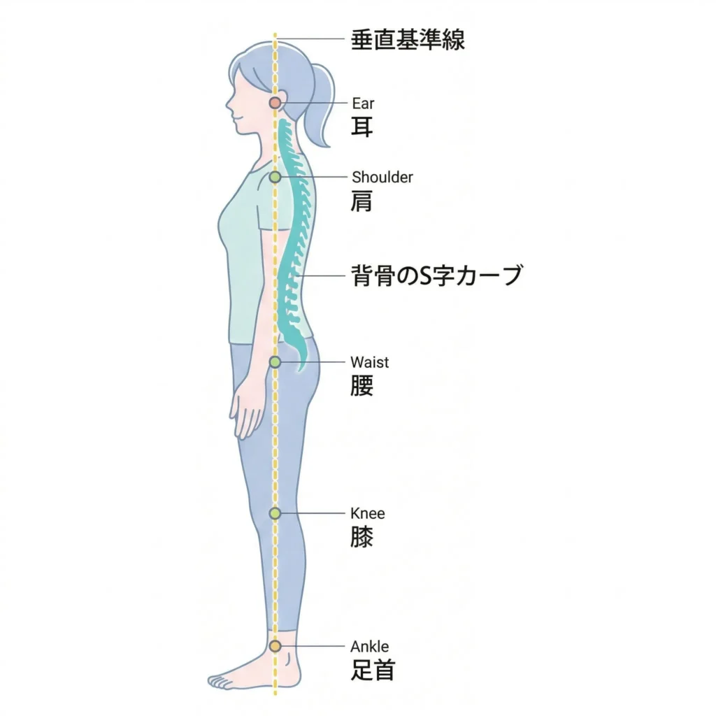 正しい姿勢とは?理想的な姿勢の定義