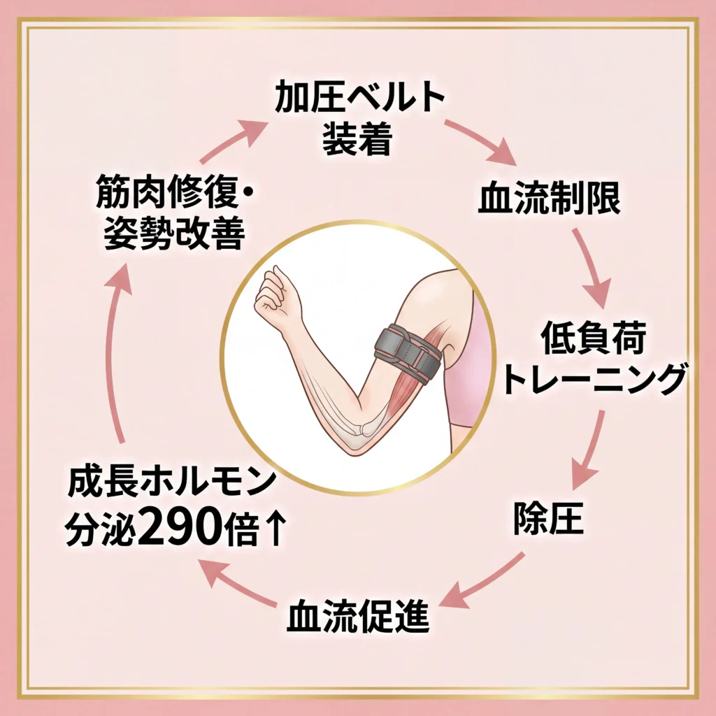加圧トレーニングのメカニズム