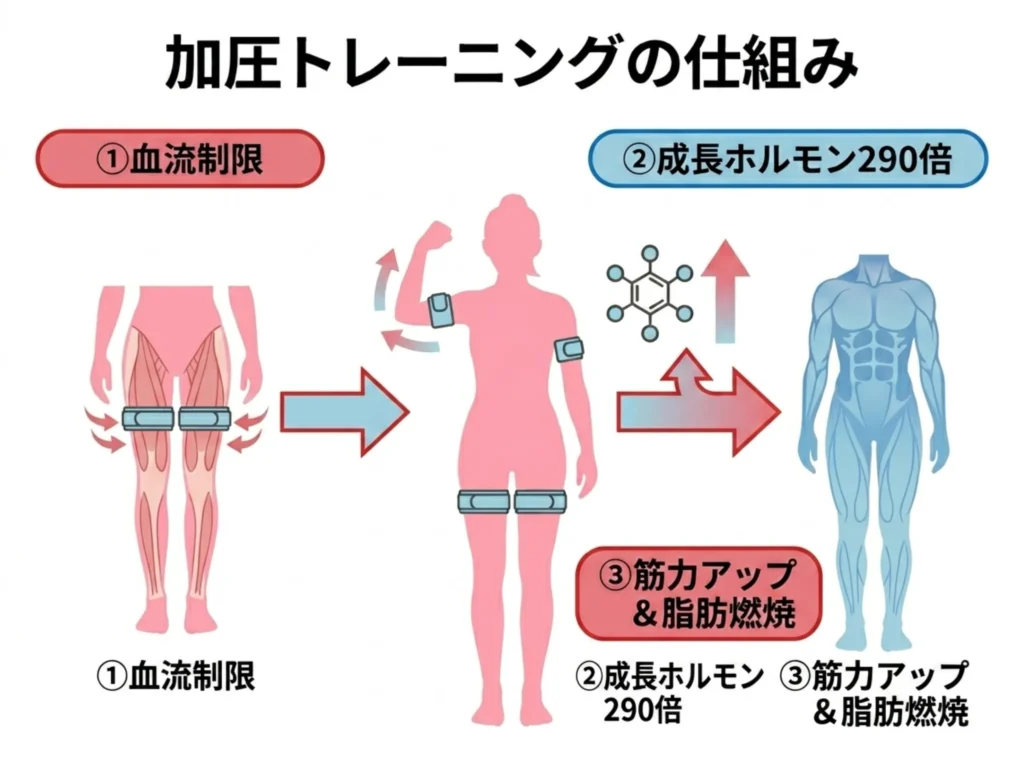 加圧トレーニングの仕組み
