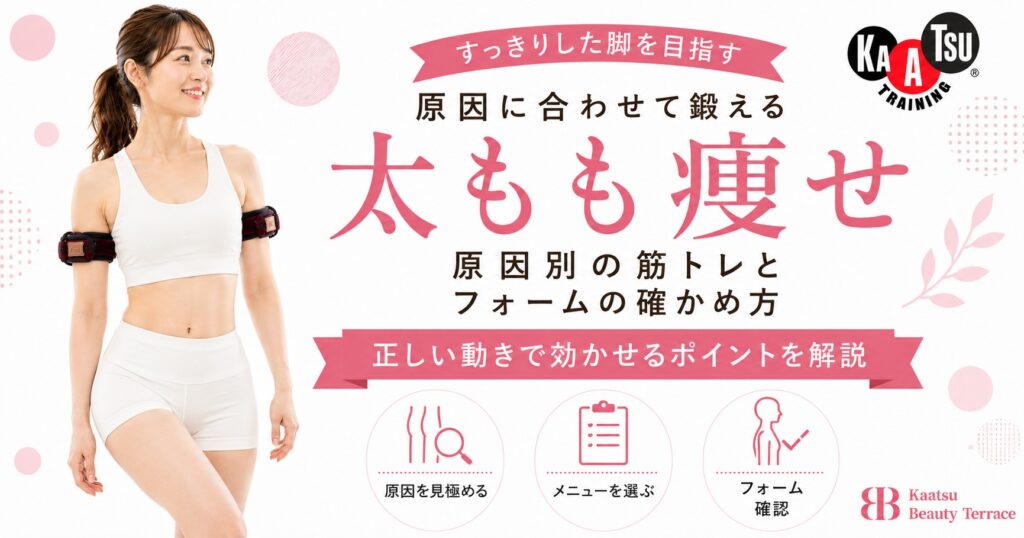 太もも痩せ｜原因別の筋トレとフォームの確かめ方・正しい動きで効かせるポイント